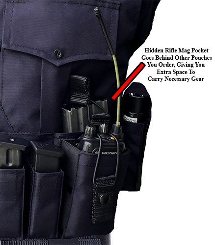 Hidden Rifle Mag Pocket Zoomed in 