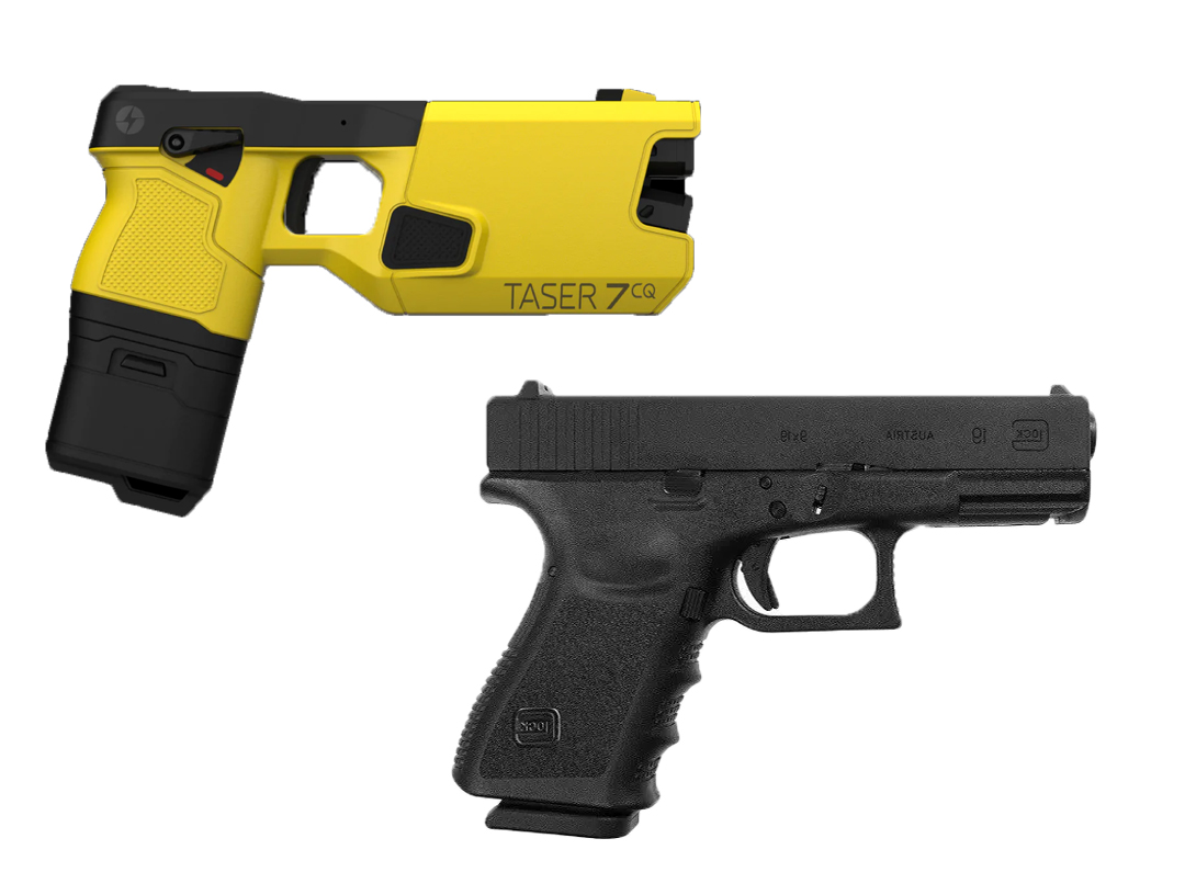 Image for Taser compared to Pistol