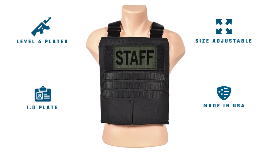  Tactical Grab and Go Level 4 Ballistic Vest