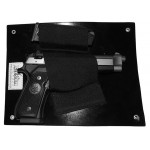 Under The Desk Holster  - Bedside or Wall Mounted Concealed Gun Holster w/ Magazine Pouch