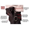 Undercover Concealed Carry Ruger LCP Ankle Holster With D-Ring (Fits Ruger LCP, Glock 42, 43)