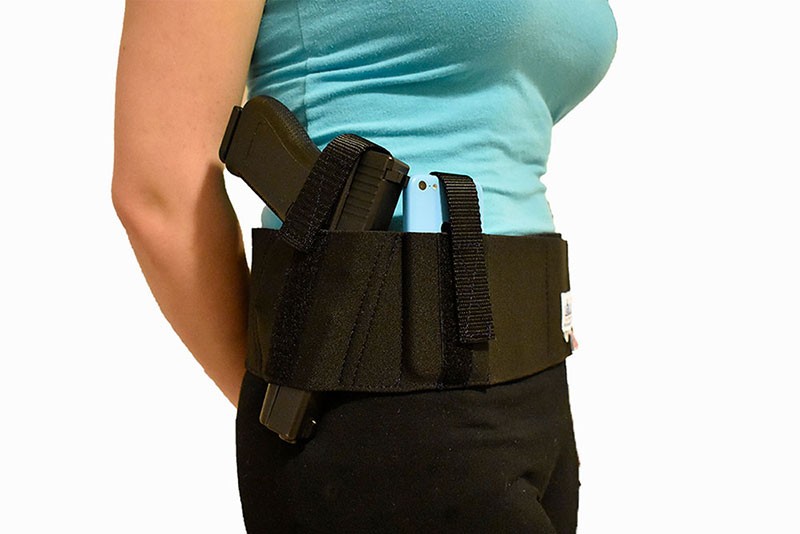  Women's Concealed Carry Belly Band Holster (Fits  Compact-Full)